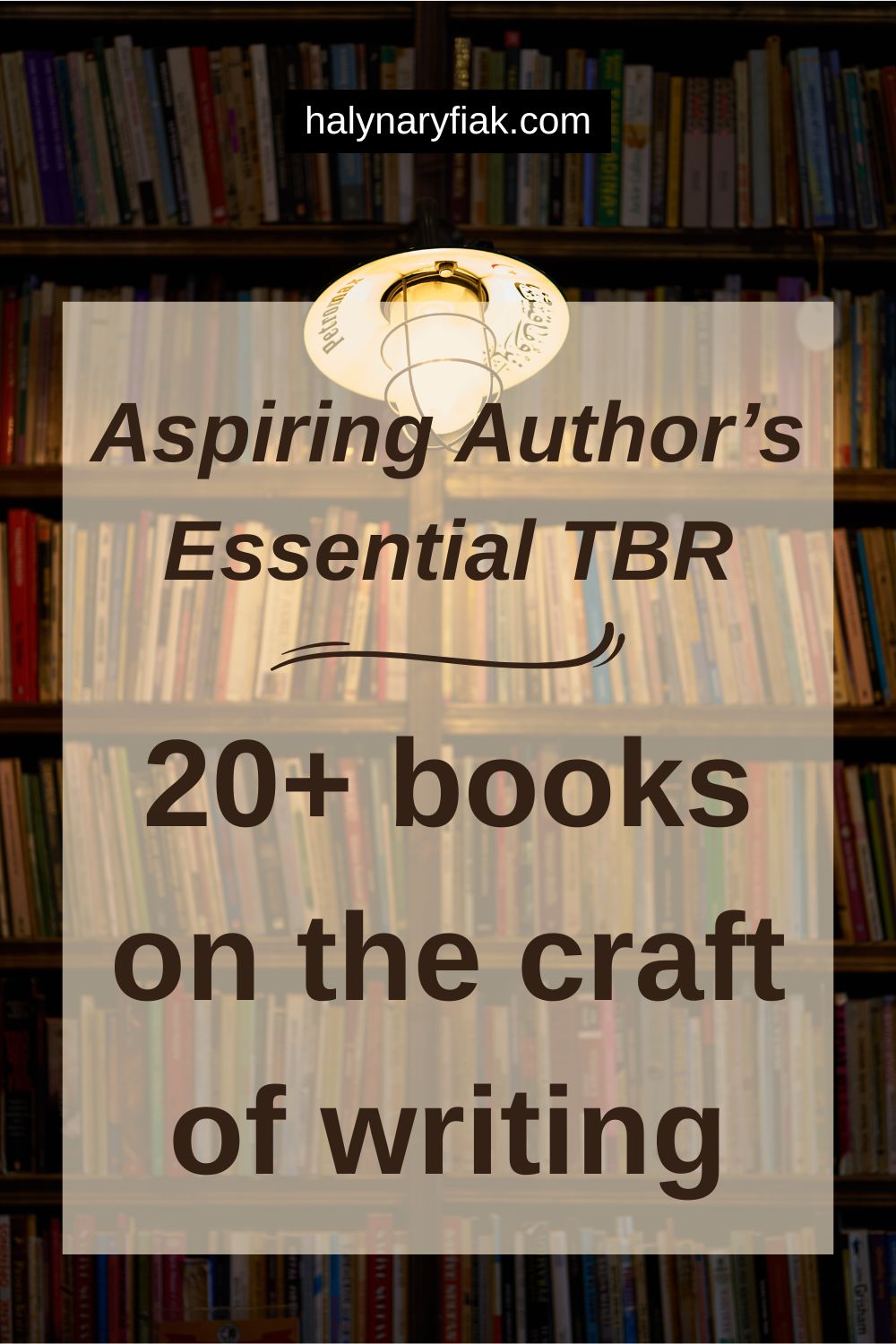 Books on the craft of writing